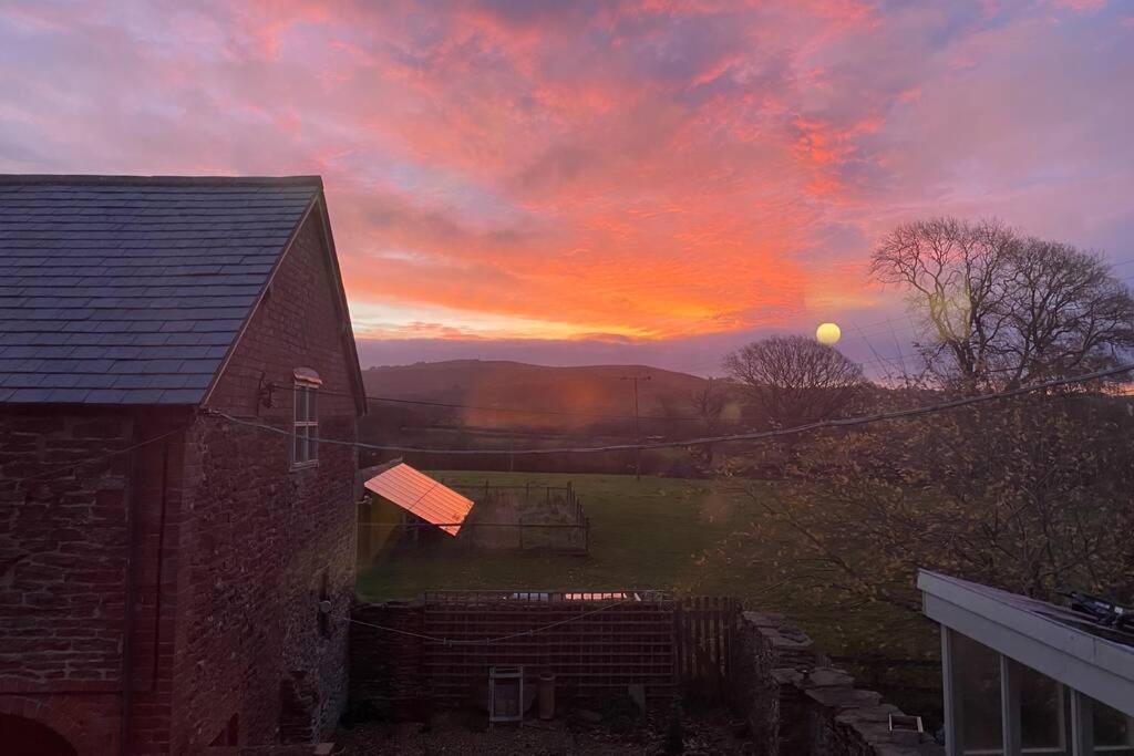 Upper Heath Farm - Stable Cottage Craven Arms Buitenkant foto