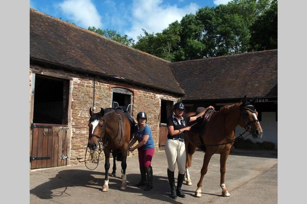 Upper Heath Farm - Stable Cottage Craven Arms Buitenkant foto